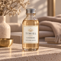 TIMIEL Cashmere diffúzor utántöltő, 100 ml – meleg bézs illatoldat üvegflakonban, vanília illat